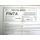 Pinta, ship model kit Mantua 755